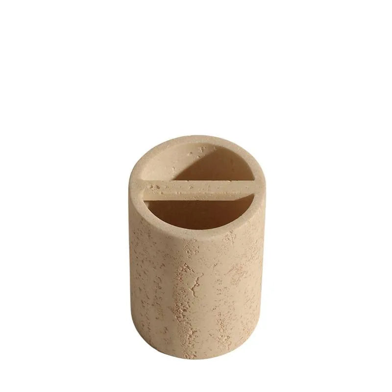 Travertine Bathroom Accessories Set 4 Piece