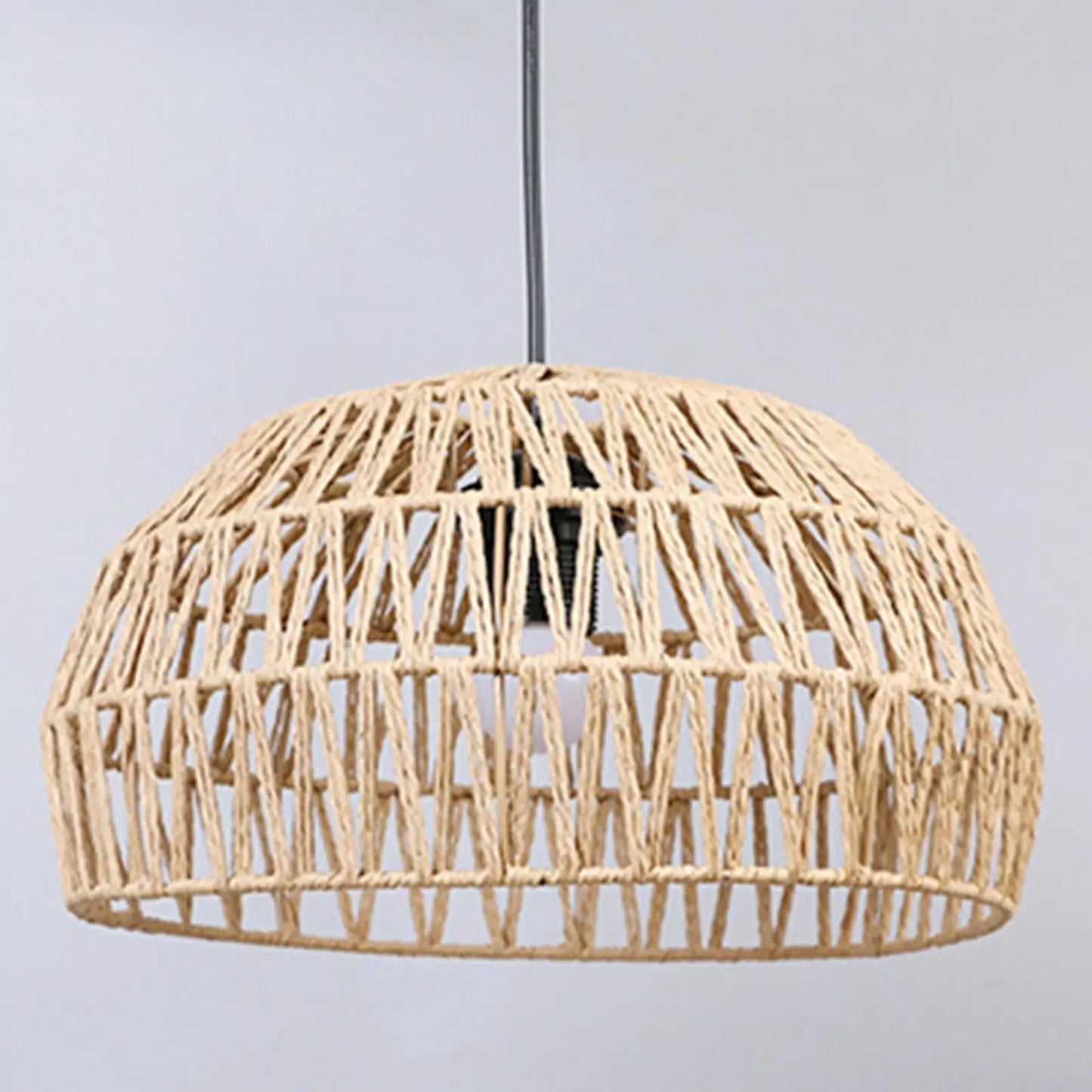 Bohemian Woven Rope Pendant Light