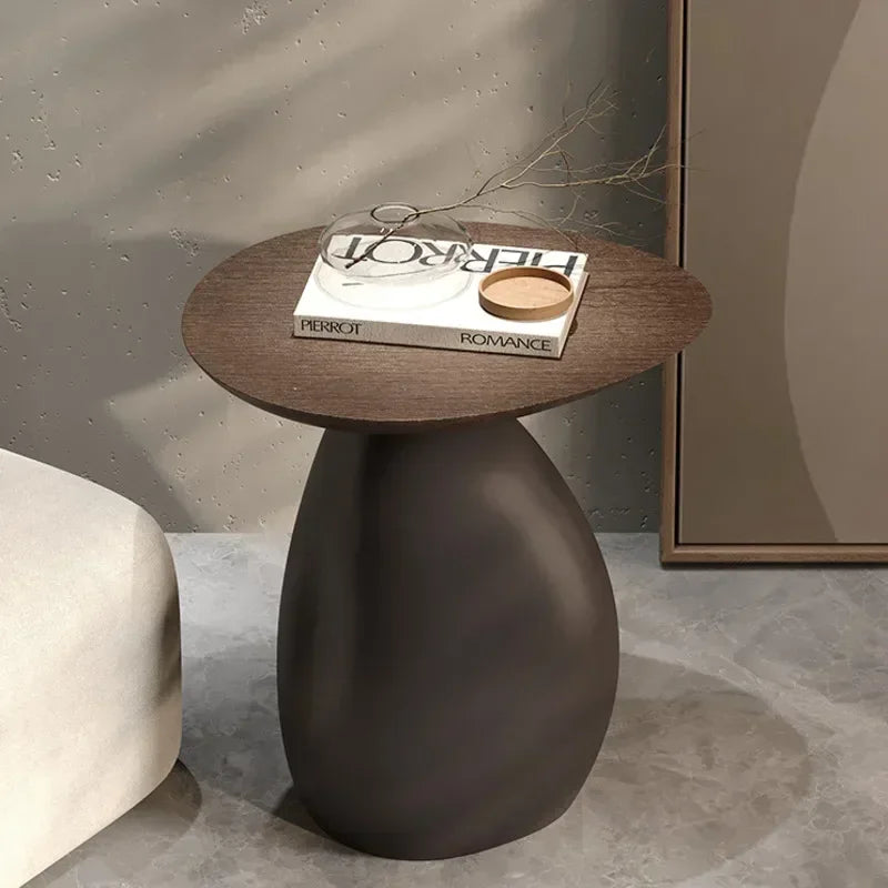 Vintage Wooden Coffee Table — Nordic Antique Living Room Accent Table