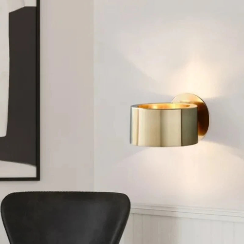 Aura Gold Wall Lamp — Minimal Luxe Lighting