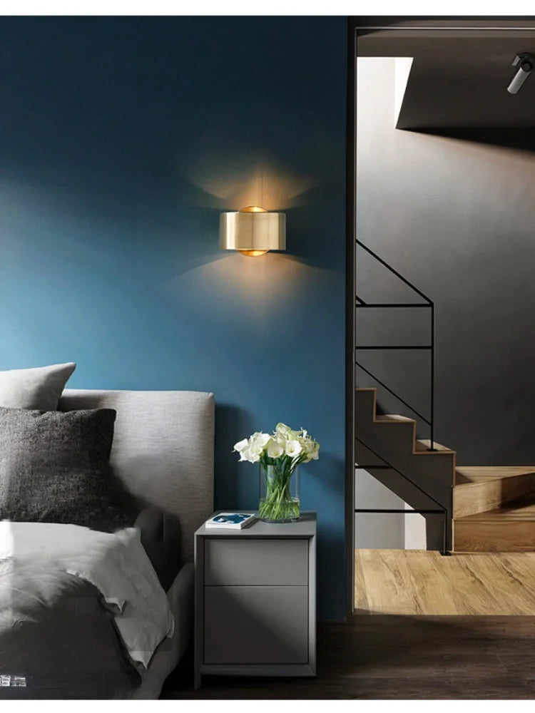 Aura Gold Adjustable Wall Sconce — Modern Picture Light