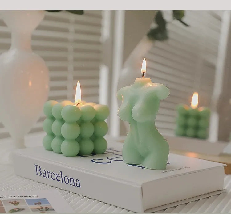 Aesthetic Aromatherapy Candle – Photo Prop & Home Décor Accent