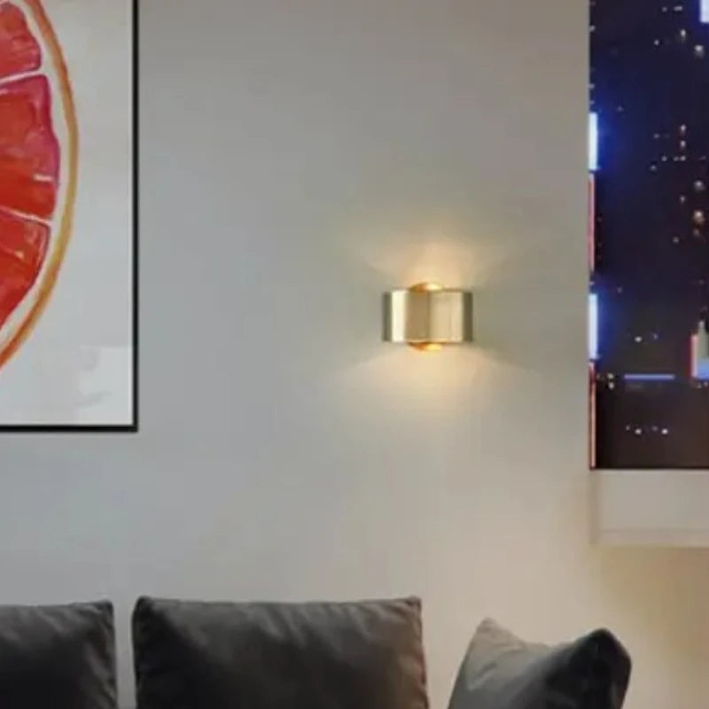 Aura Gold Wall Lamp — Minimal Luxe Lighting