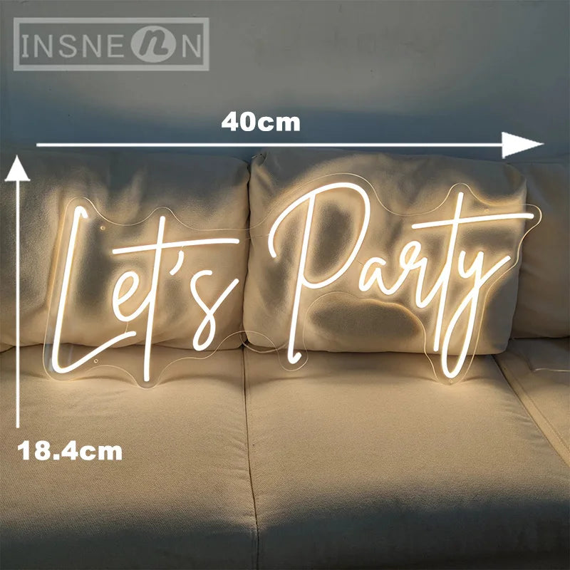 LED Neon Heart Party Wall Light