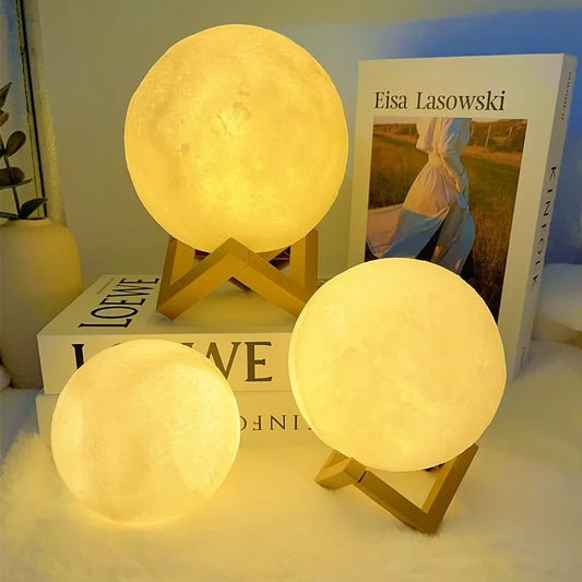 Crystal Galaxy Globe Lamp