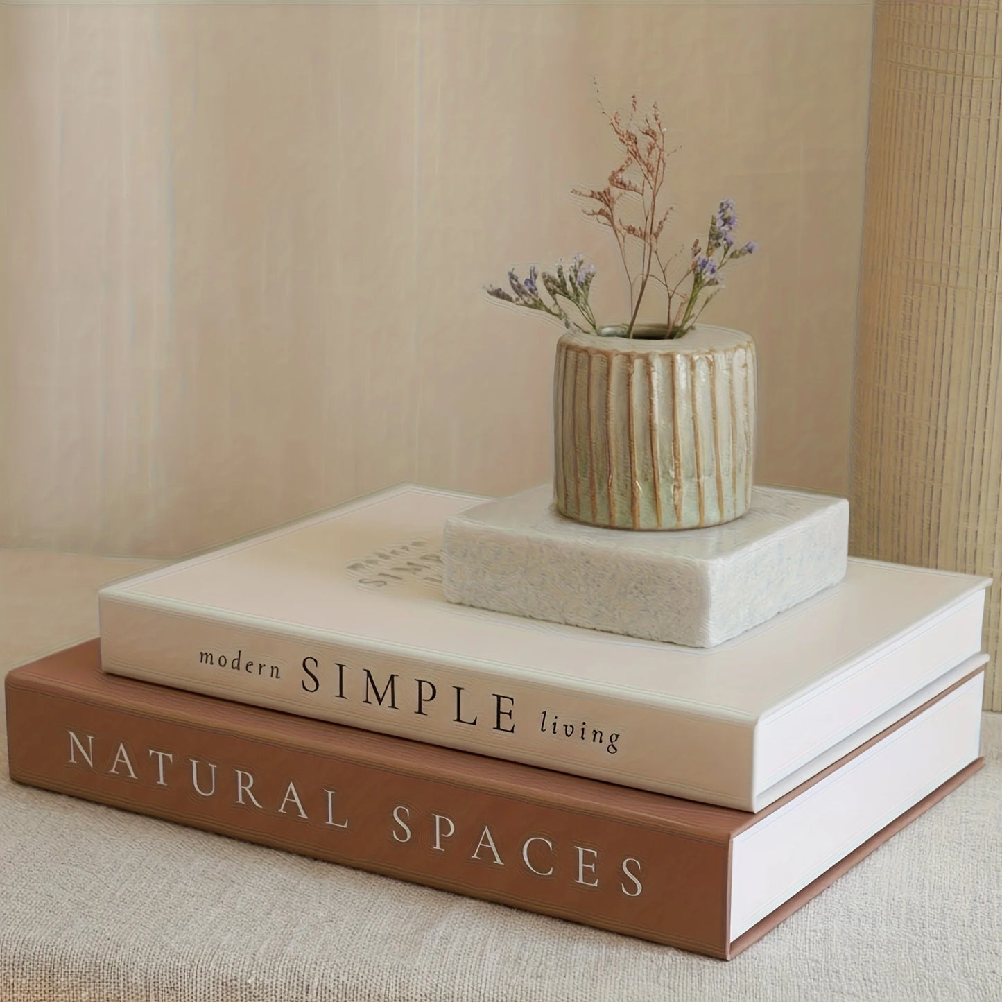 Bohemian Decorative Faux Book Set