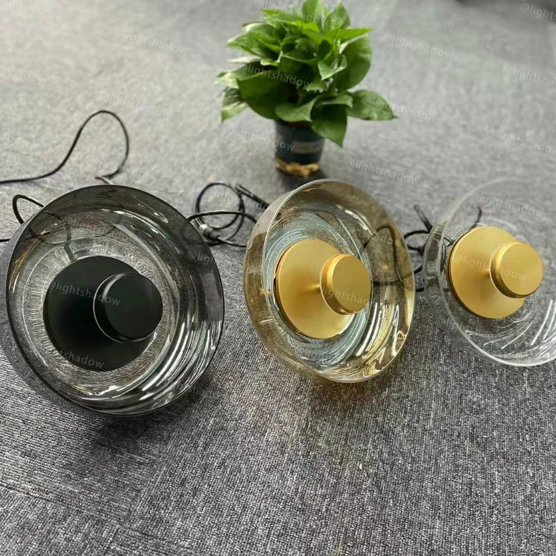 Modern Glass Bowl Pendant Light | Nordic LED Hanging Lamp