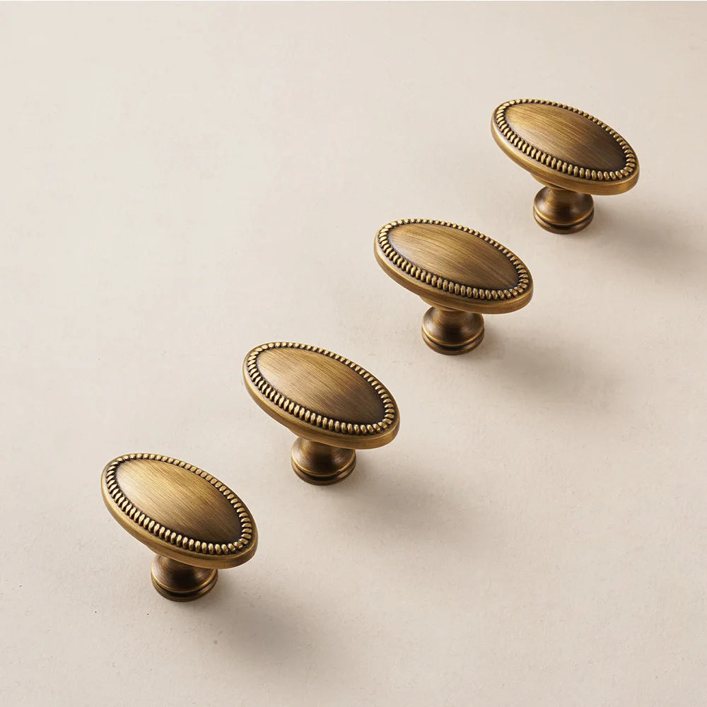 Solid Brass Cabinet Handles – French Vintage Luxury Hardware