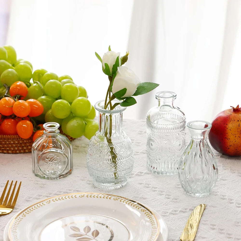 Aesthetic Cement Vase Duo — Minimalist Home Display Set