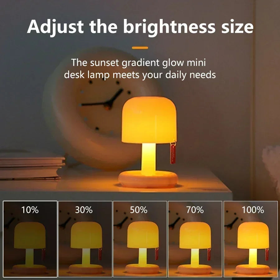 Mini Mushroom Sunset Night Lamp