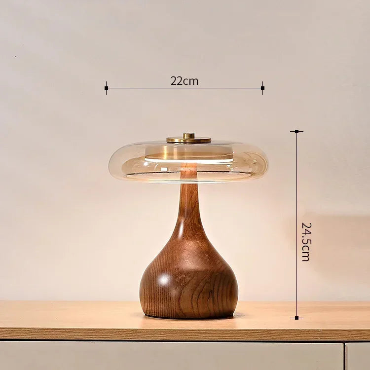 Wooden Retro Floor Lamp for Living Room and Bedroom