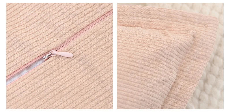 Cute Bow Plush Pillow Cover – Soft Decorative Cushion