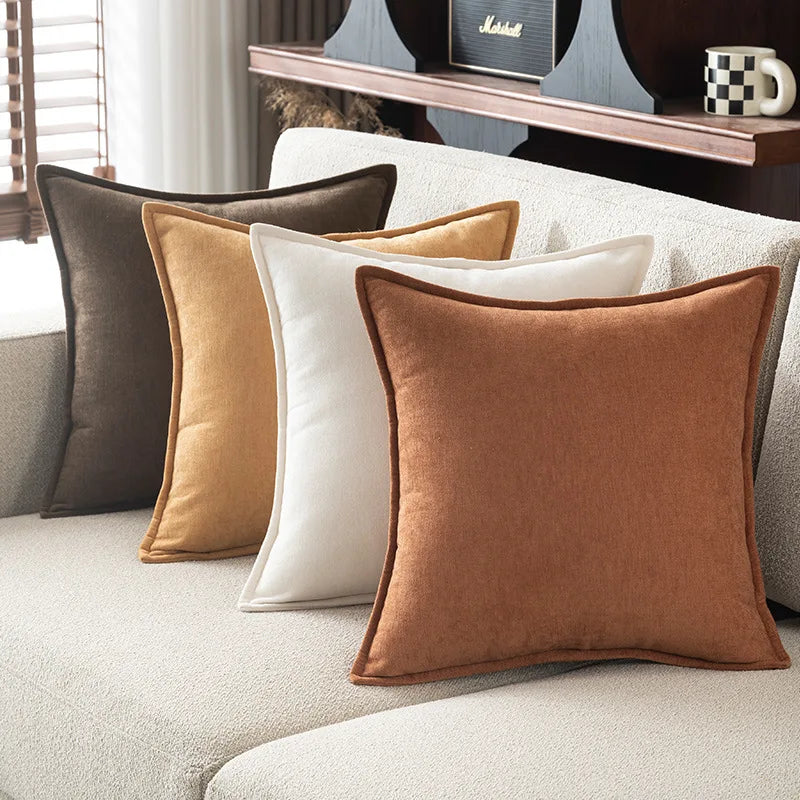 Retro Chenille Decorative Throw Pillow Covers