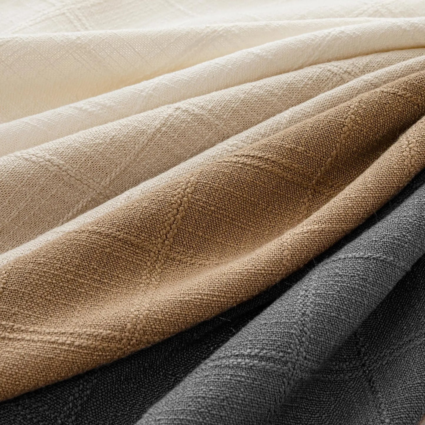 Neutral Linen Pillow Covers | Textured Decorative Cushion Covers