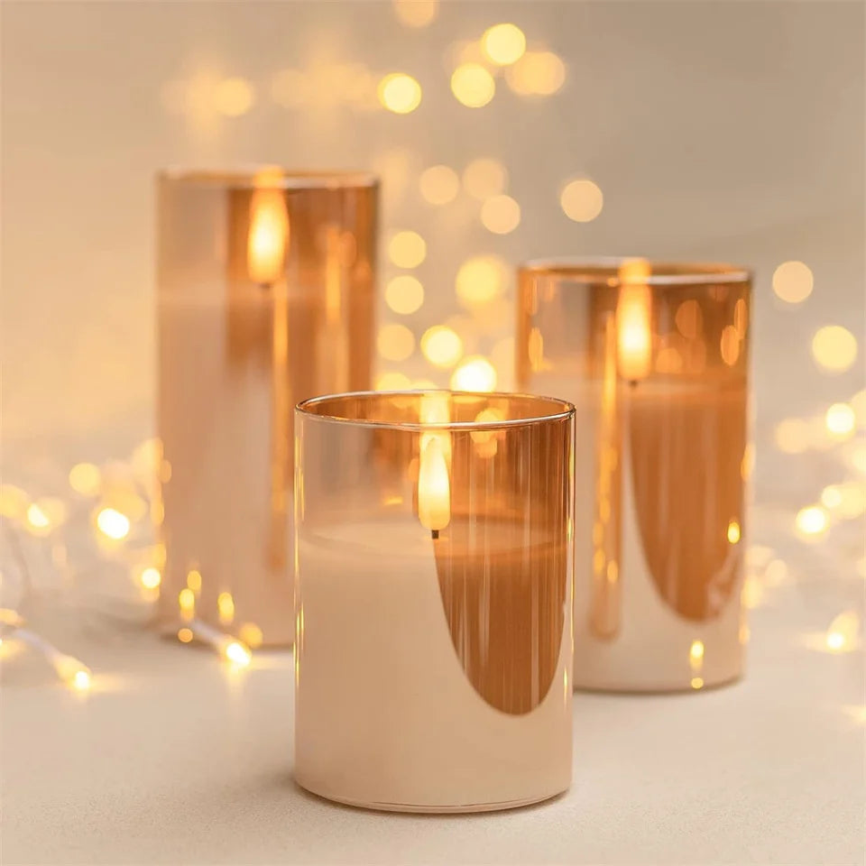 Flameless LED Candles with Remote & Timer | Warm Ambient Glow