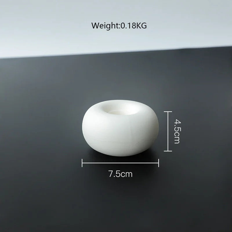 Nordic Ceramic Candlestick Holder