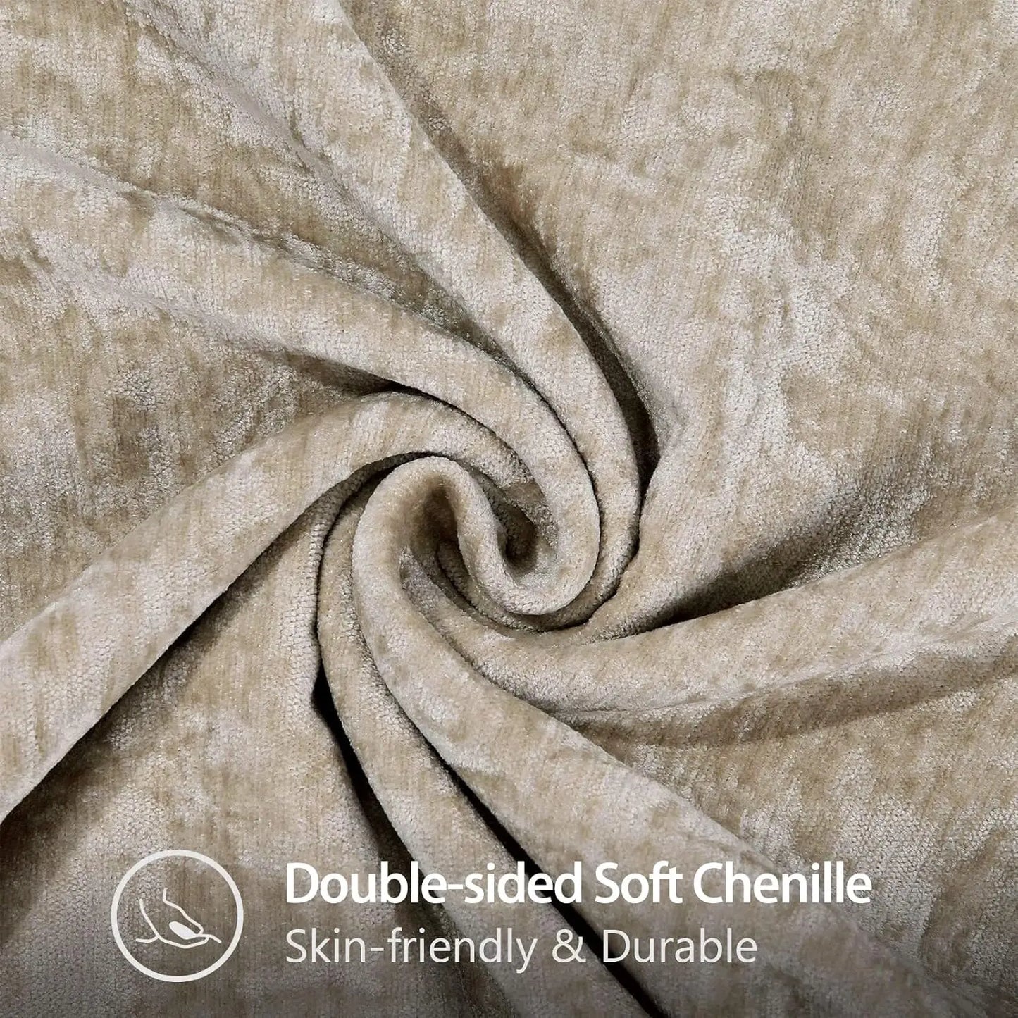 Luxury Velvet Chenille Throw Pillow Covers