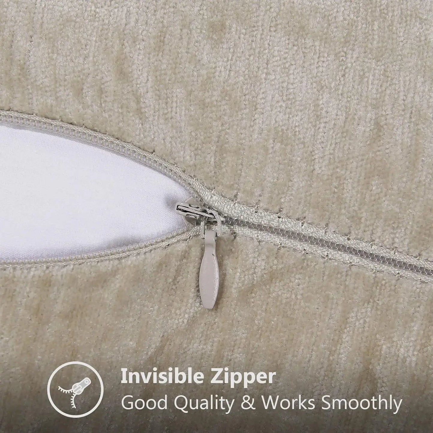 Luxury Velvet Chenille Throw Pillow Covers