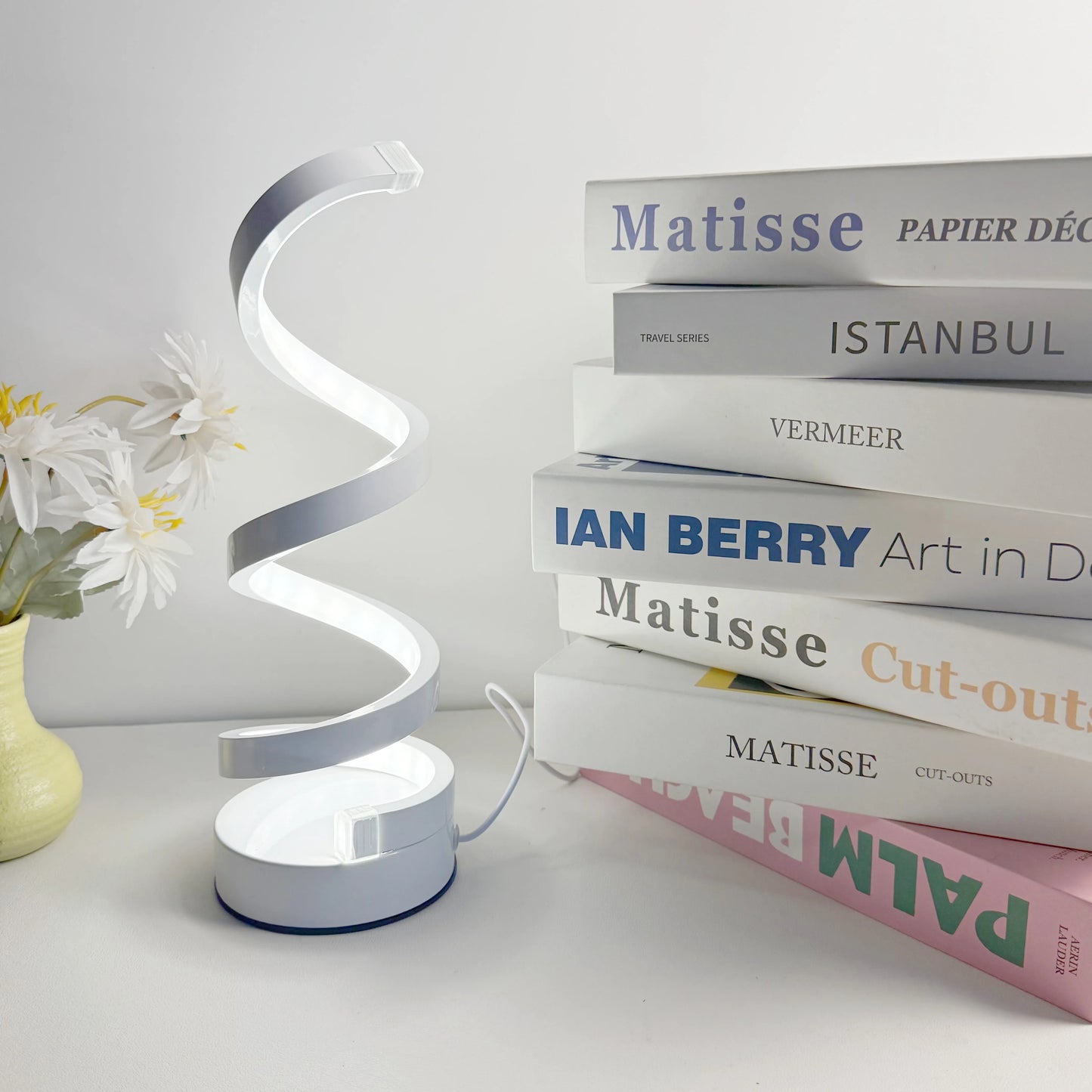 TwistGlow Spiral Lamp — 3-Mode Ambient Lighting