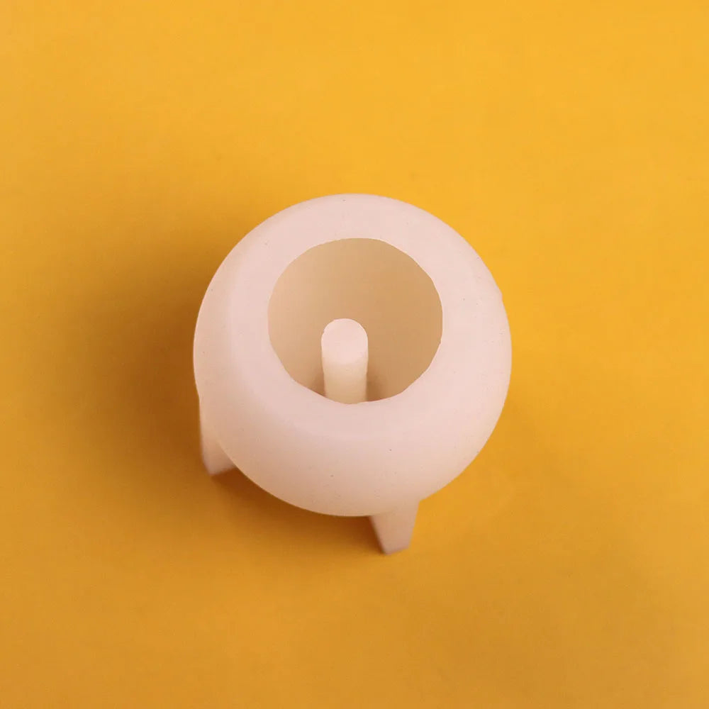 Aesthetic Cement Vase Duo