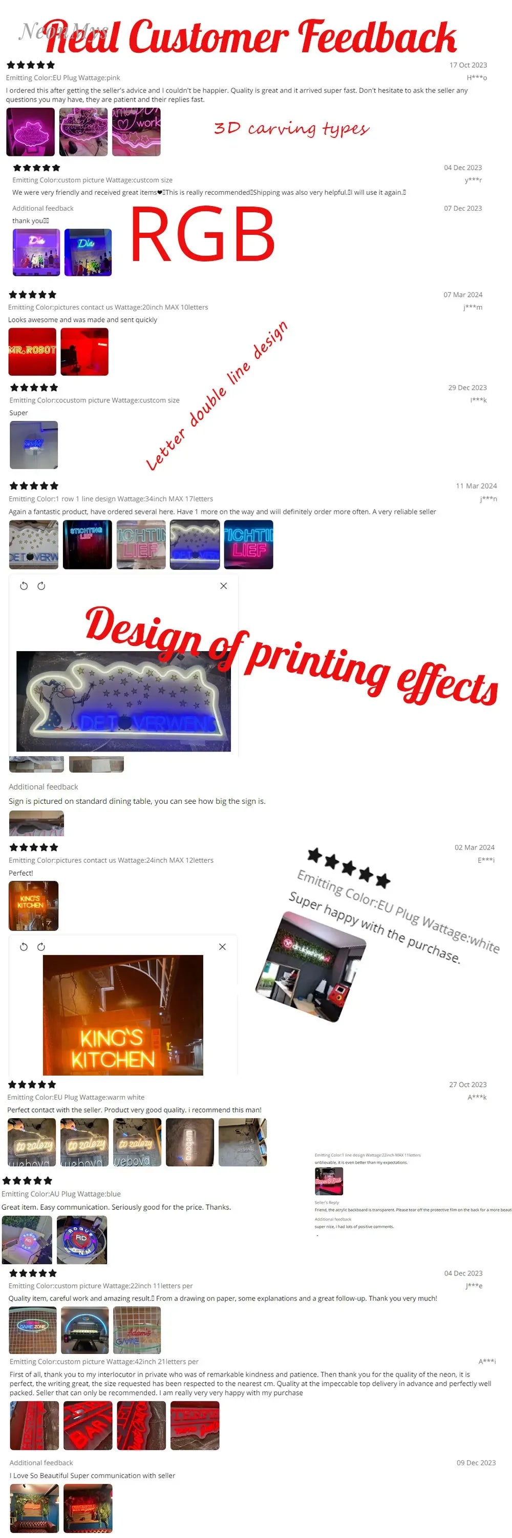 Custom Neon Sign – Personalized LED Name Light