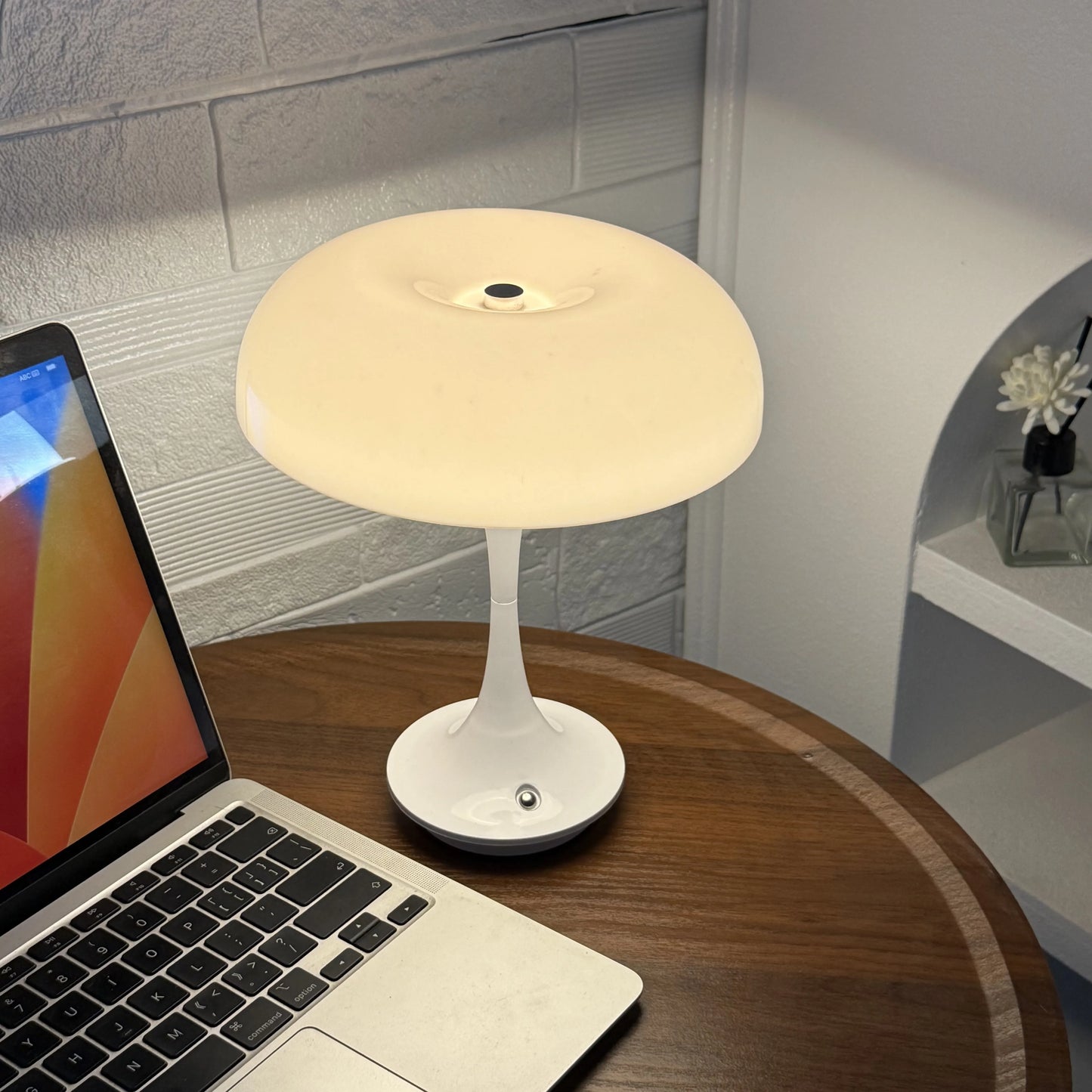 Mushroom Table Lamp – Touch Control Rechargeable LED
