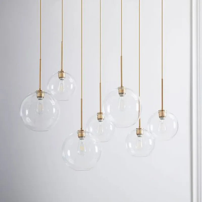 Nordic Glass Pendant Lamp | Modern Hanging Ceiling Light