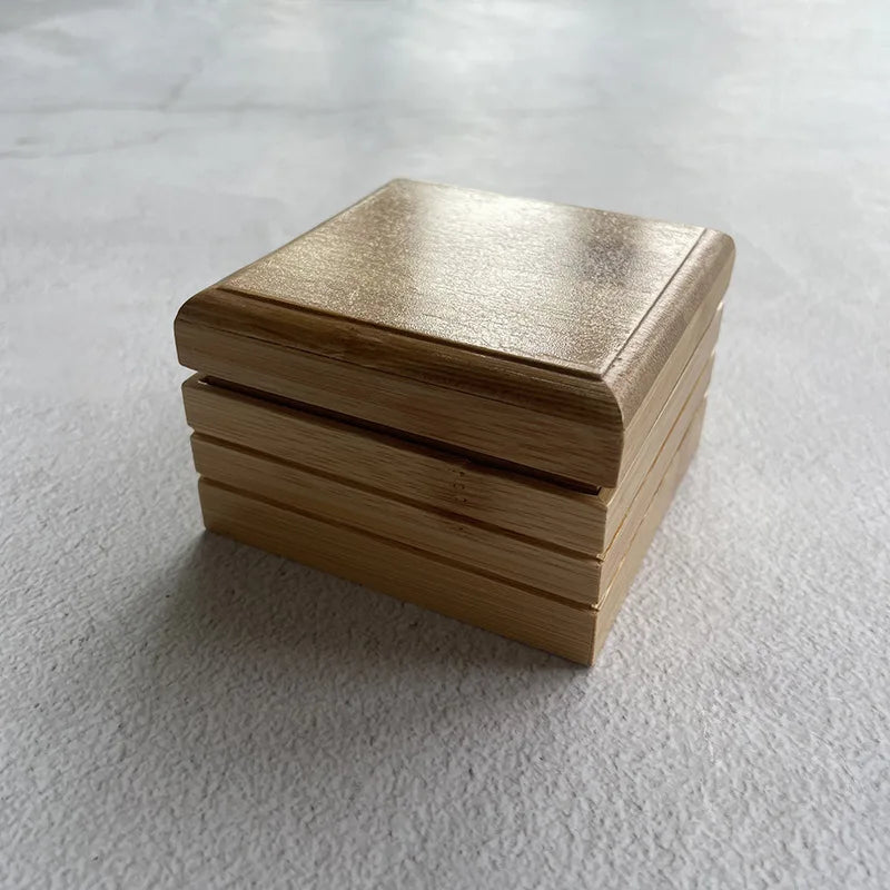 Bamboo Soap Dish with Lid – Draining Soap Saver for Shower & Sink