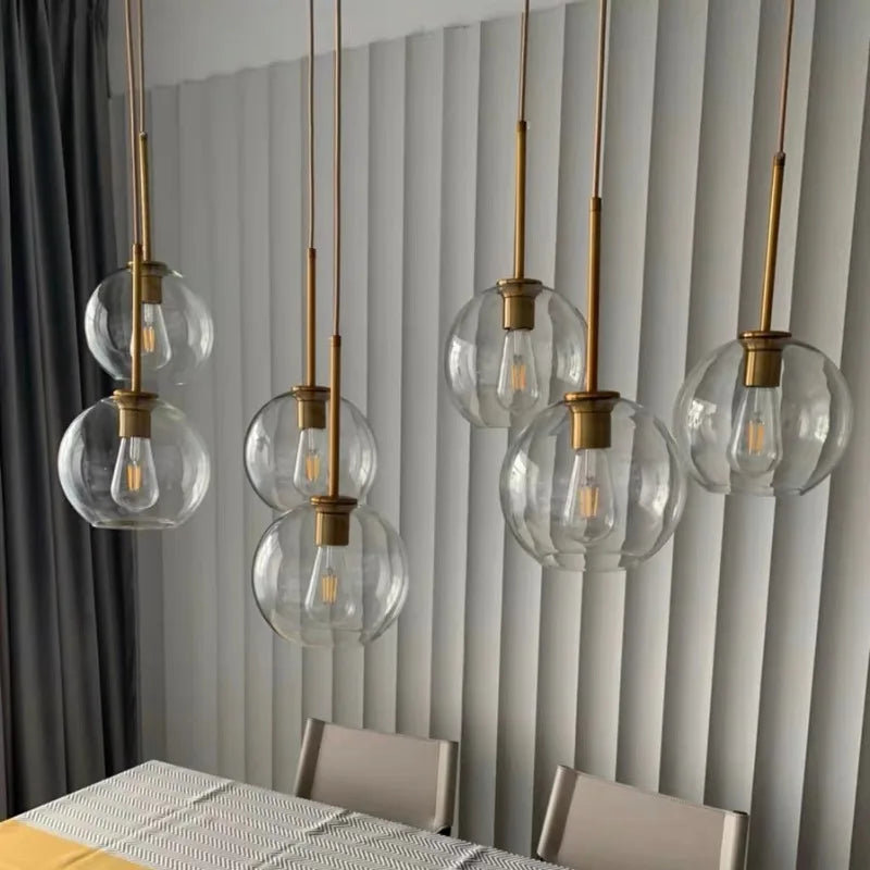 Nordic Glass Pendant Lamp | Modern Hanging Ceiling Light