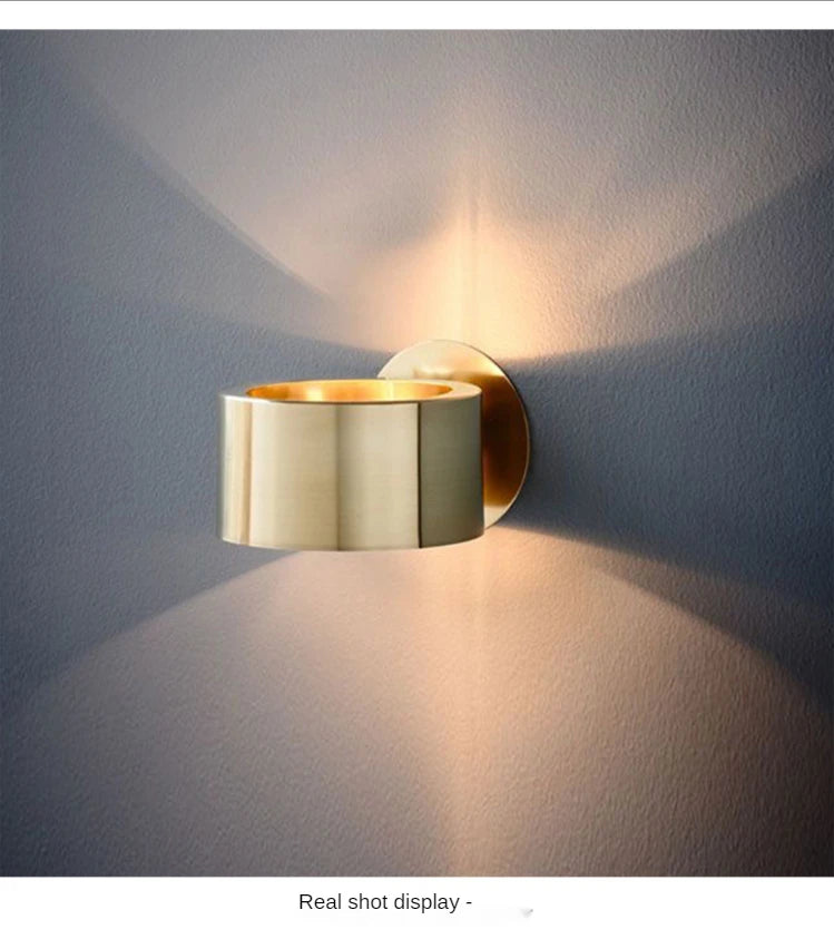 Aura Gold Adjustable Wall Sconce — Modern Picture Light