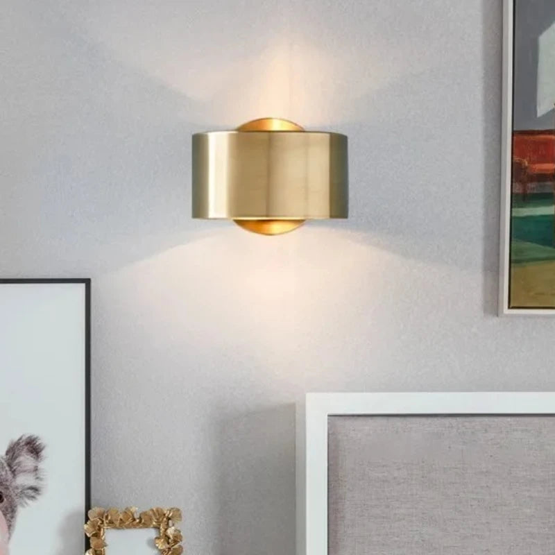 Aura Gold Wall Lamp — Minimal Luxe Lighting