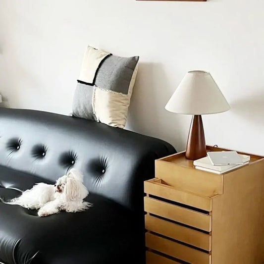 VintageGlow Fabric Lamp — Cozy Retro Atmosphere