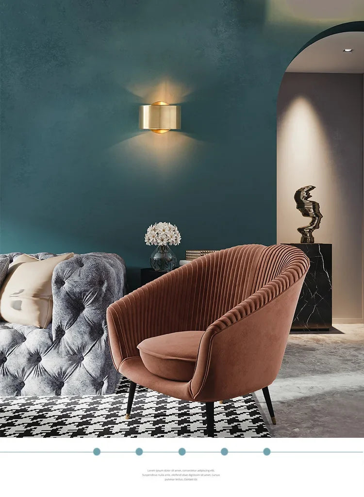 Aura Gold Wall Lamp — Minimal Luxe Lighting