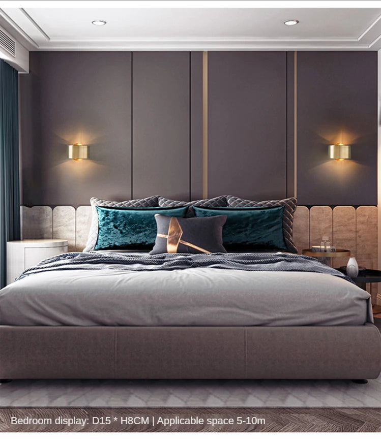 Aura Gold Adjustable Wall Sconce — Modern Picture Light