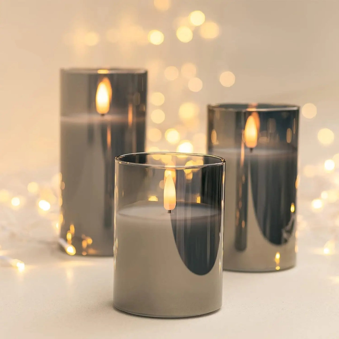 Flameless LED Candles with Remote & Timer | Warm Ambient Glow