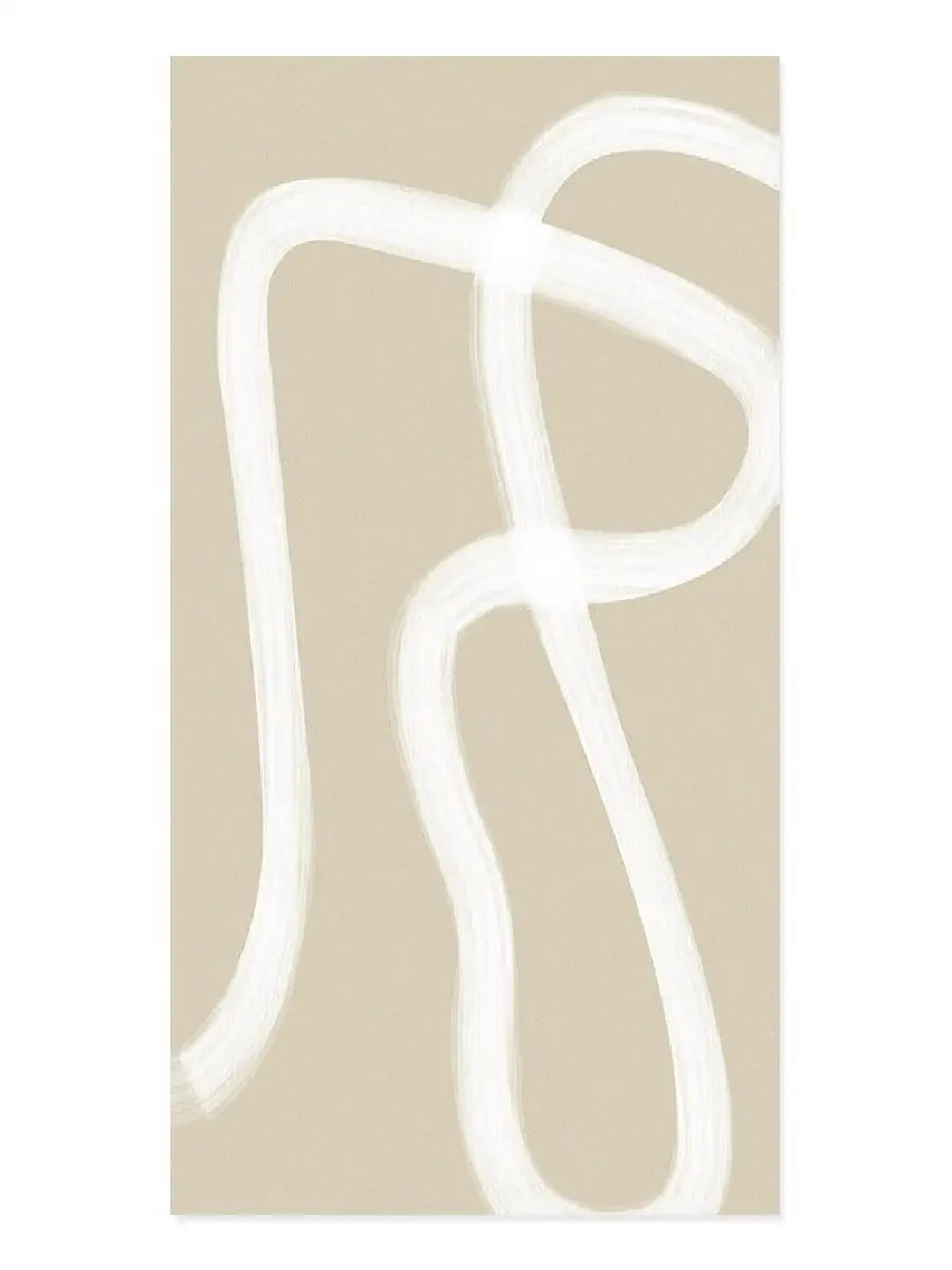 Boho Beige Matisse Line Art Print – Minimalist Canvas Wall Decor