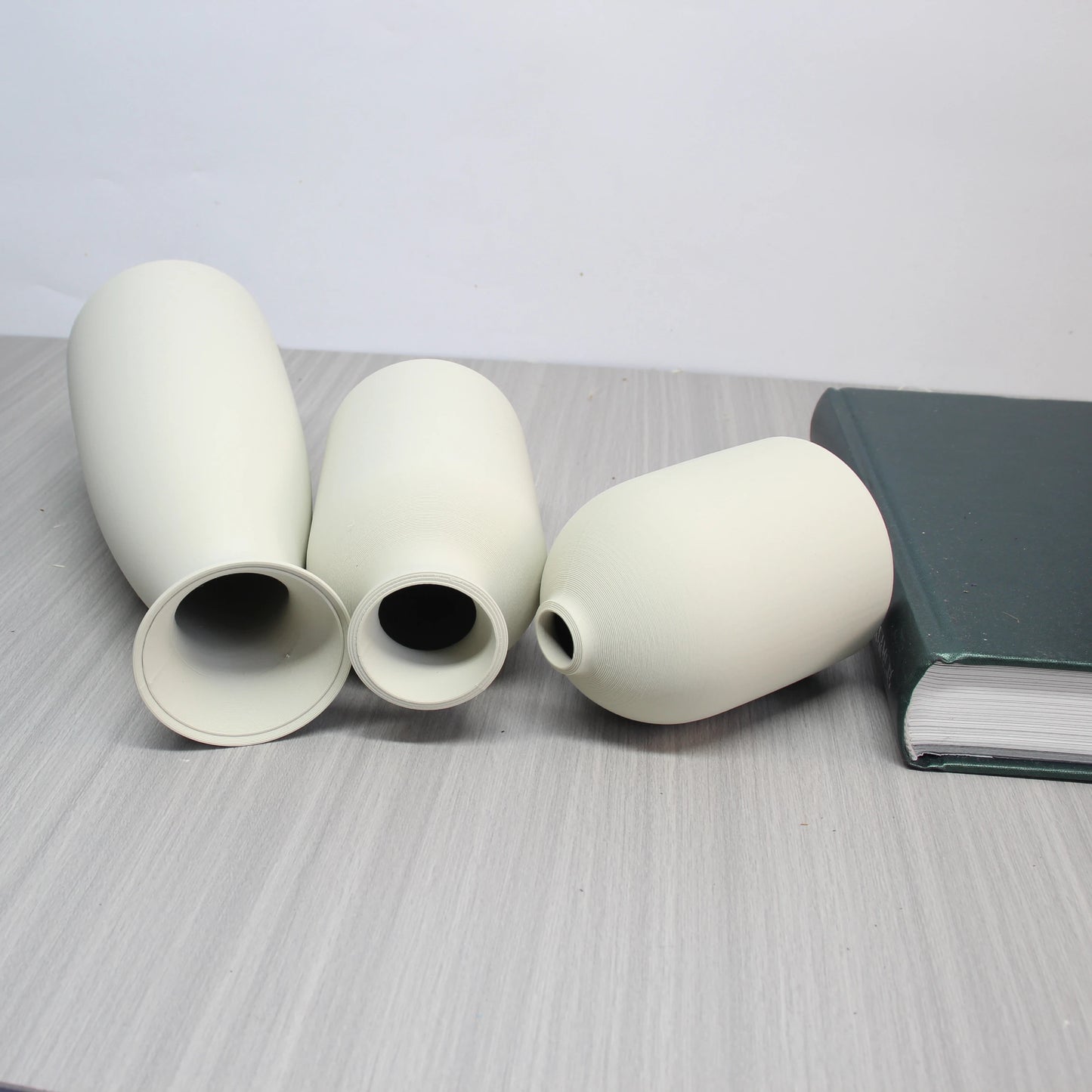 VintageGlow Vase Trio — Modern Ceramic Set