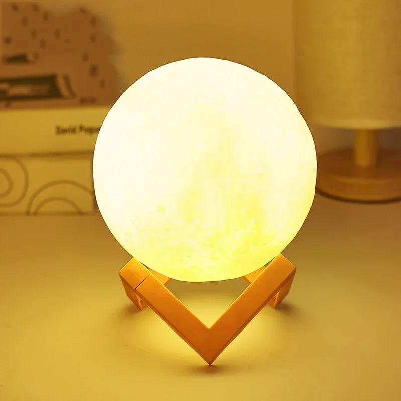 Crystal Galaxy Globe Lamp