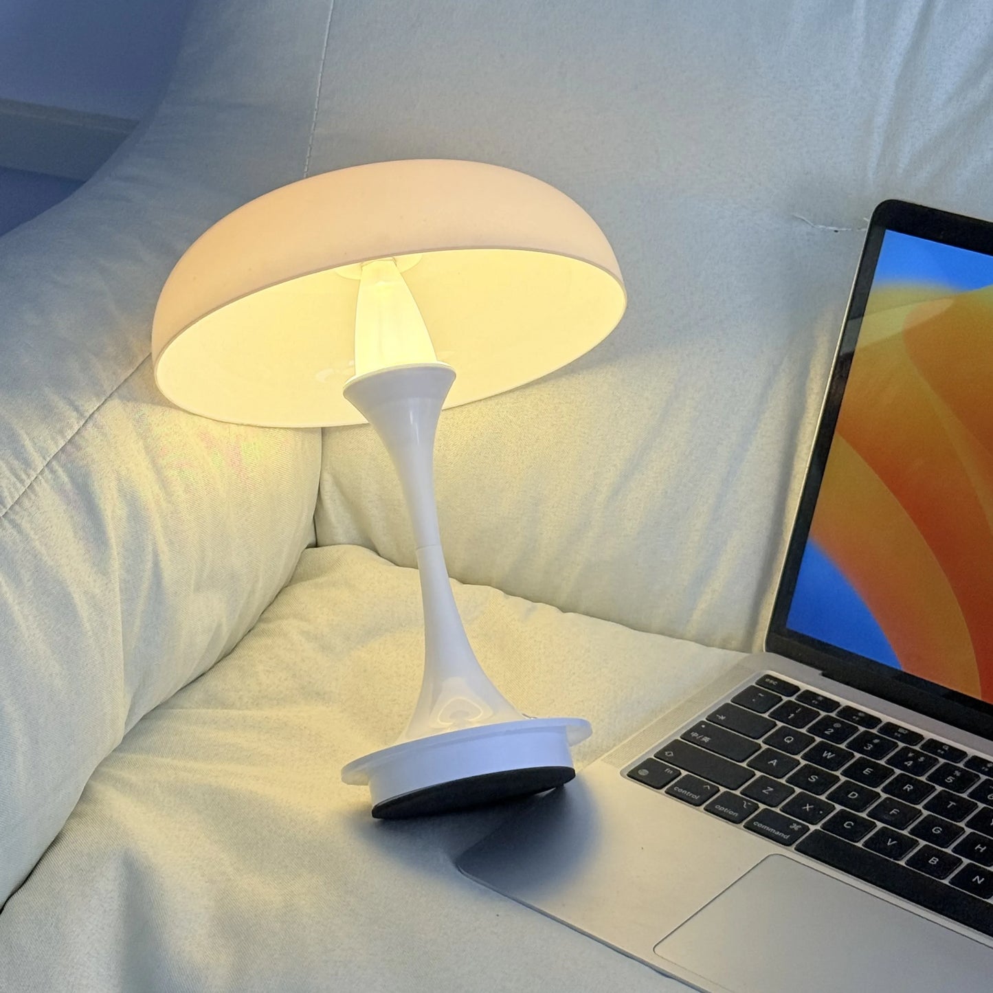 Mushroom Table Lamp – Touch Control Rechargeable LED