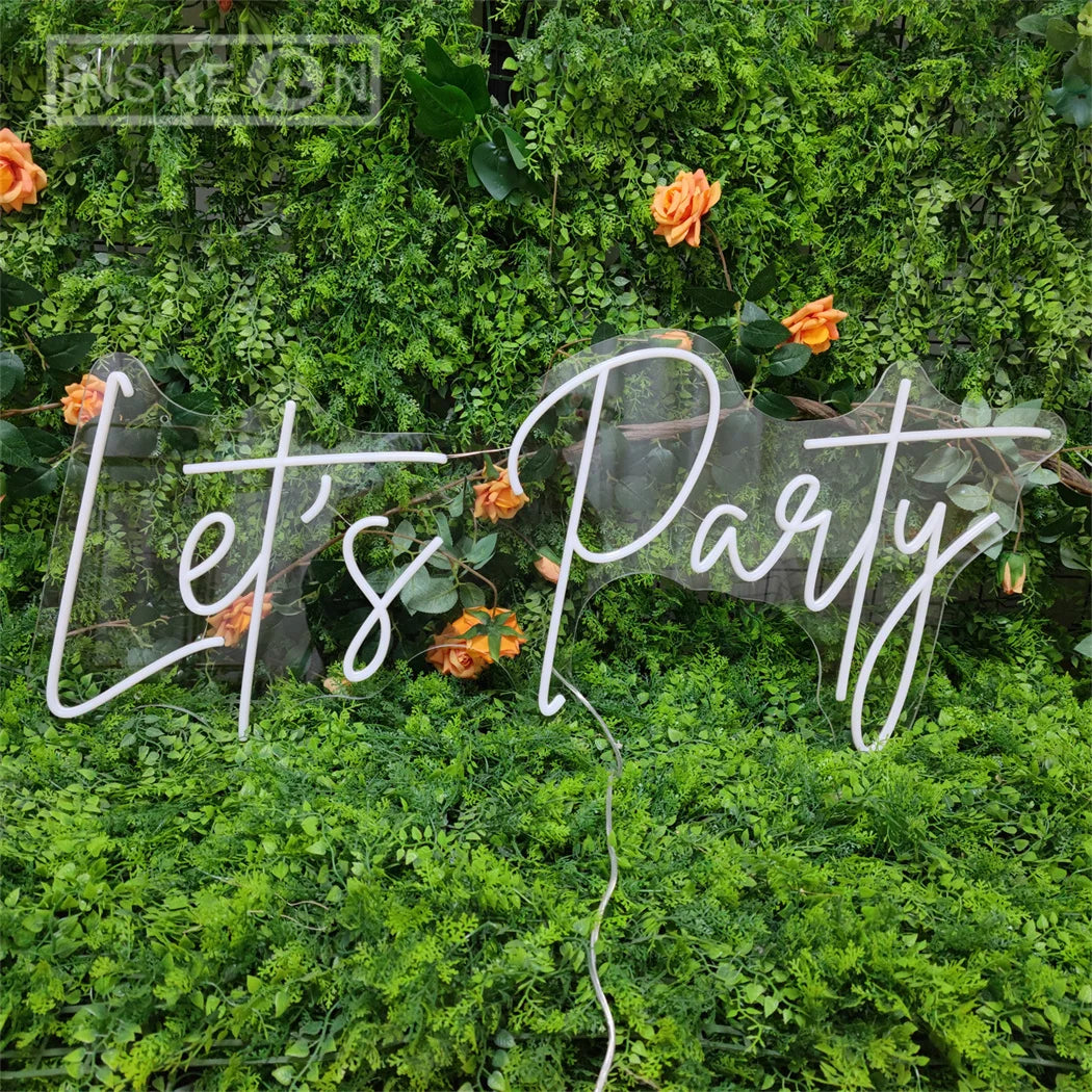 LED Neon Heart Party Wall Light