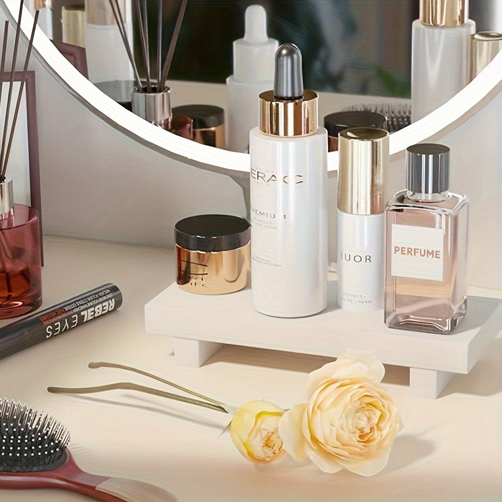 Vintage Wooden Log Tray – Rustic Decorative Display Dish