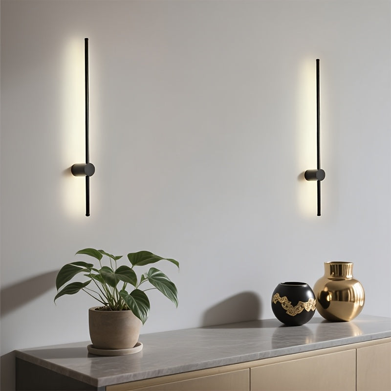 Modern Linear LED Wall Sconce | Adjustable Ambient Wall Light